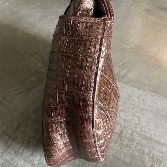 Nancy Gonzalez Crocodile Copper Tote Bag - Picture 7 of 16